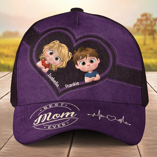 Worlds Best Mom Ever Today - Personalized Custom Classic Cap
