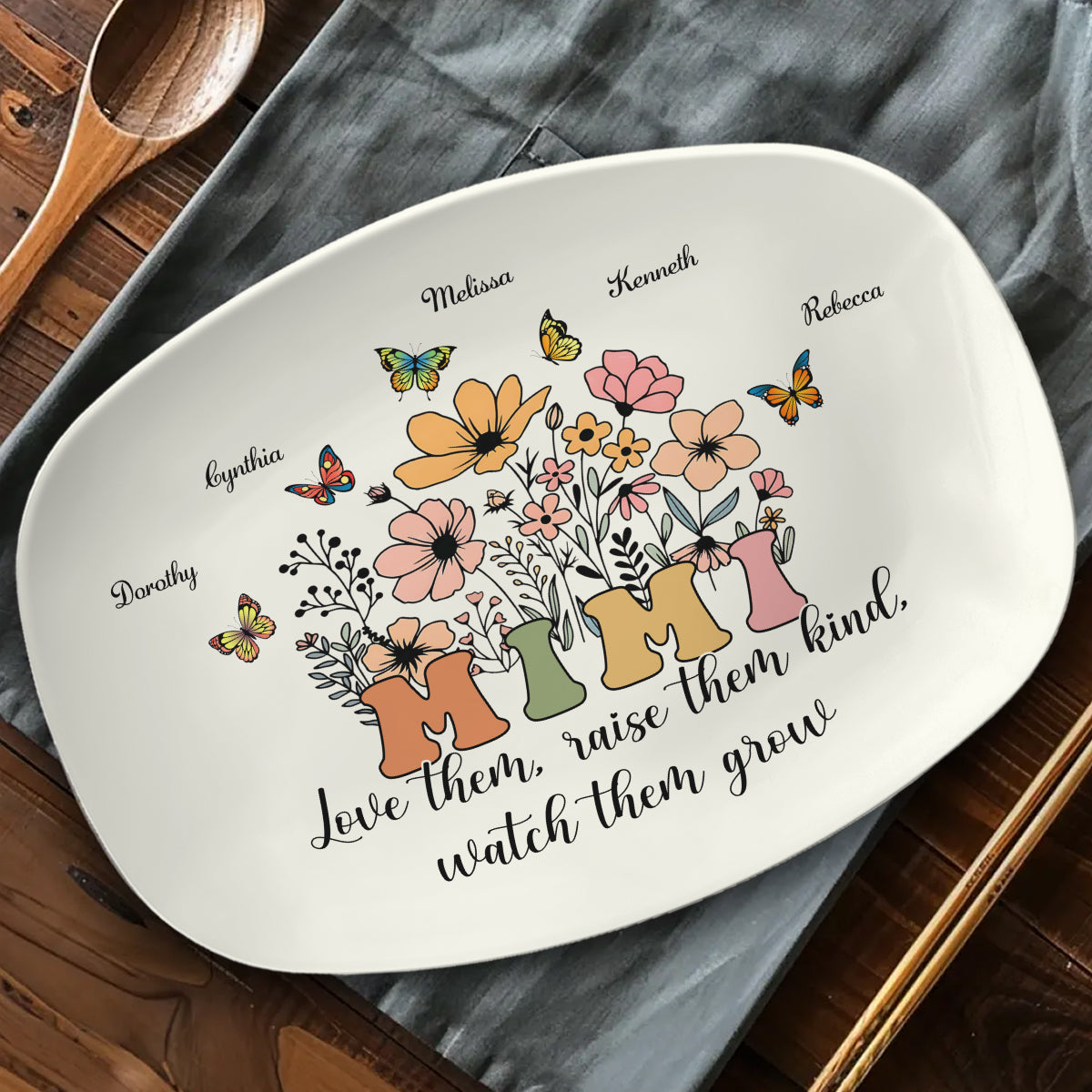 Love Them, Raise Them Kind - Personalized Custom Platter