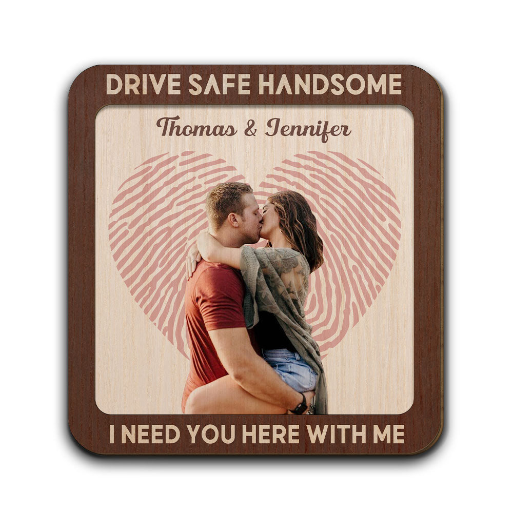 Drive Safe Handsome Photo - Personalized Custom Car Visor Clip