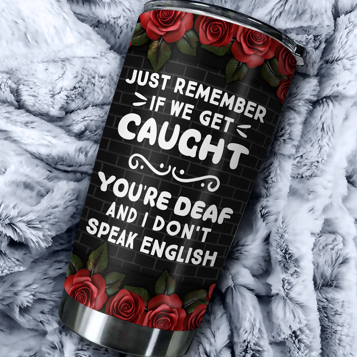 Bestie Partners In Crime If We Get Caught Cartoonize - Personalized Custom Tumbler