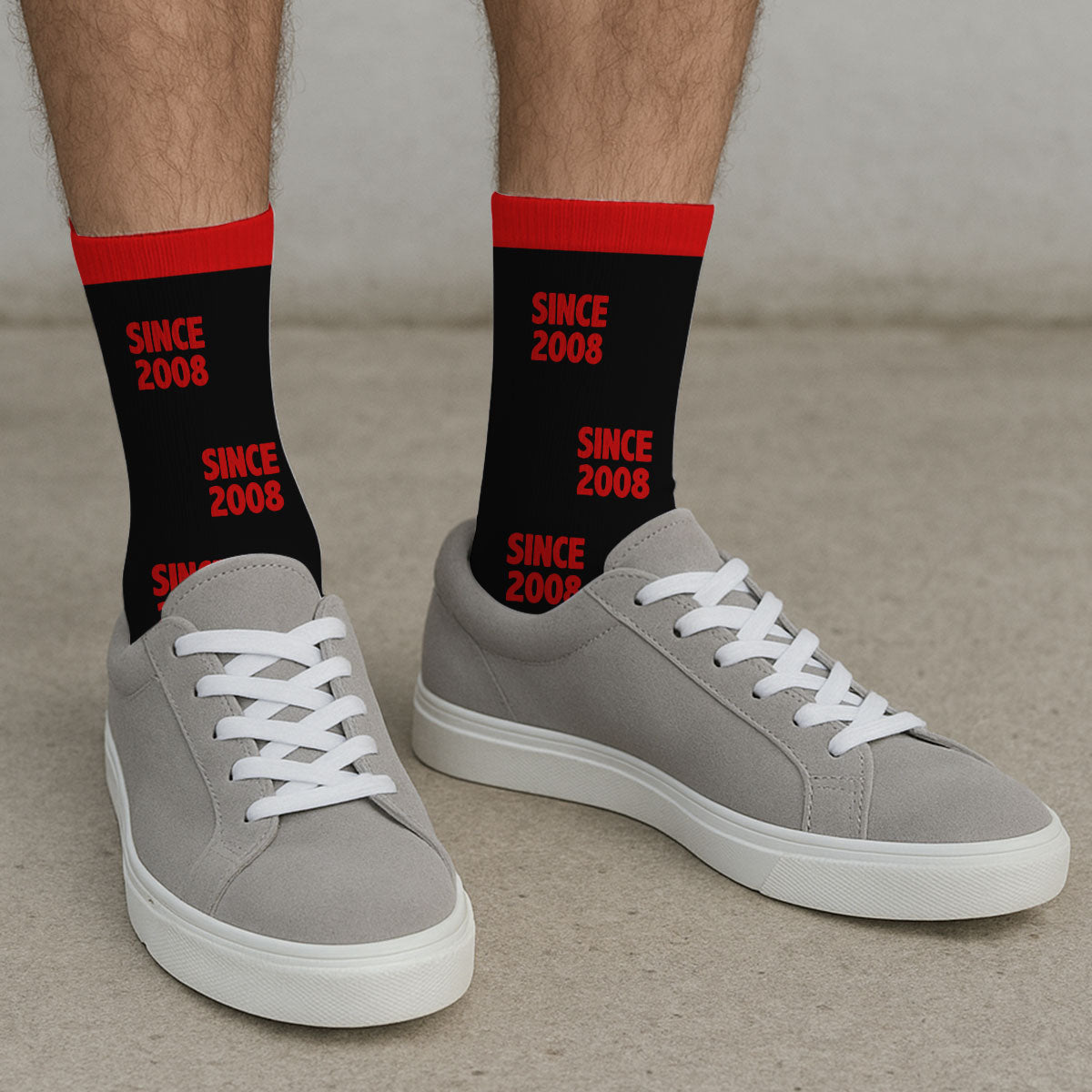 Together Forever - Personalized Custom Crew Socks