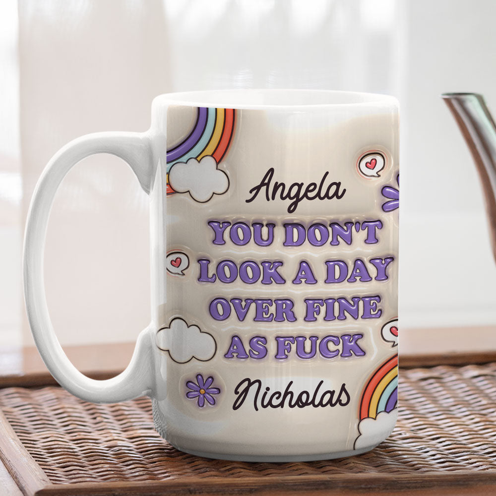 Forever Young And Stunning  - Personalized Custom 3D Inflated Effect Mug