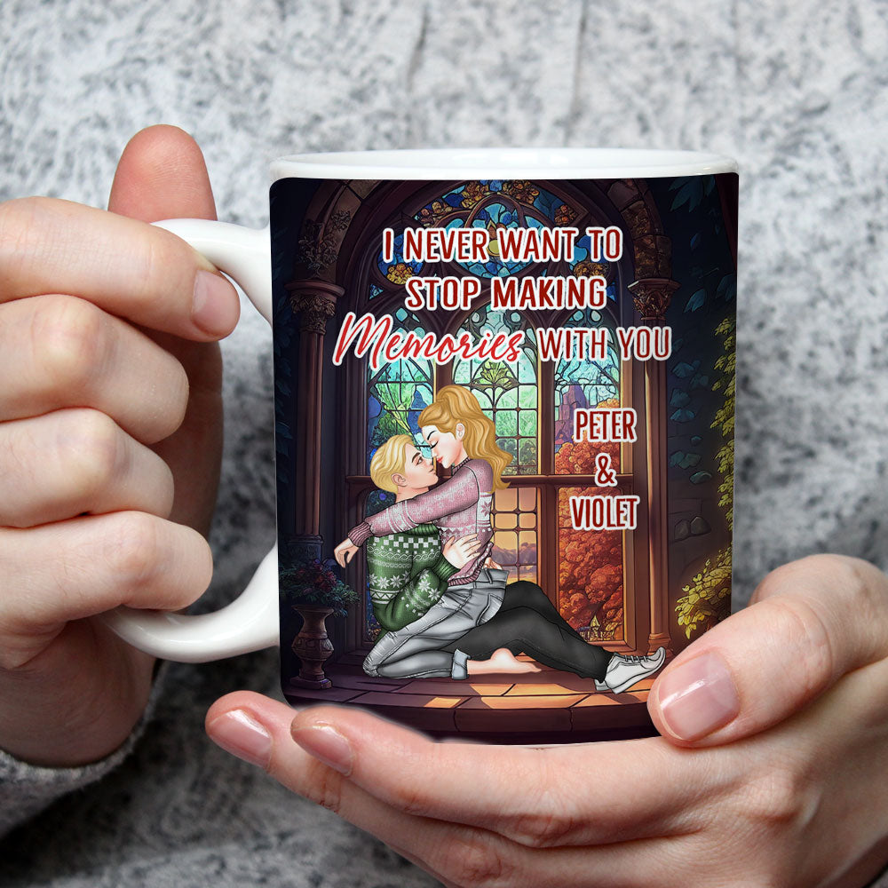 I Love You More With Each Passing Year - Personalized Custom Coffee Mug