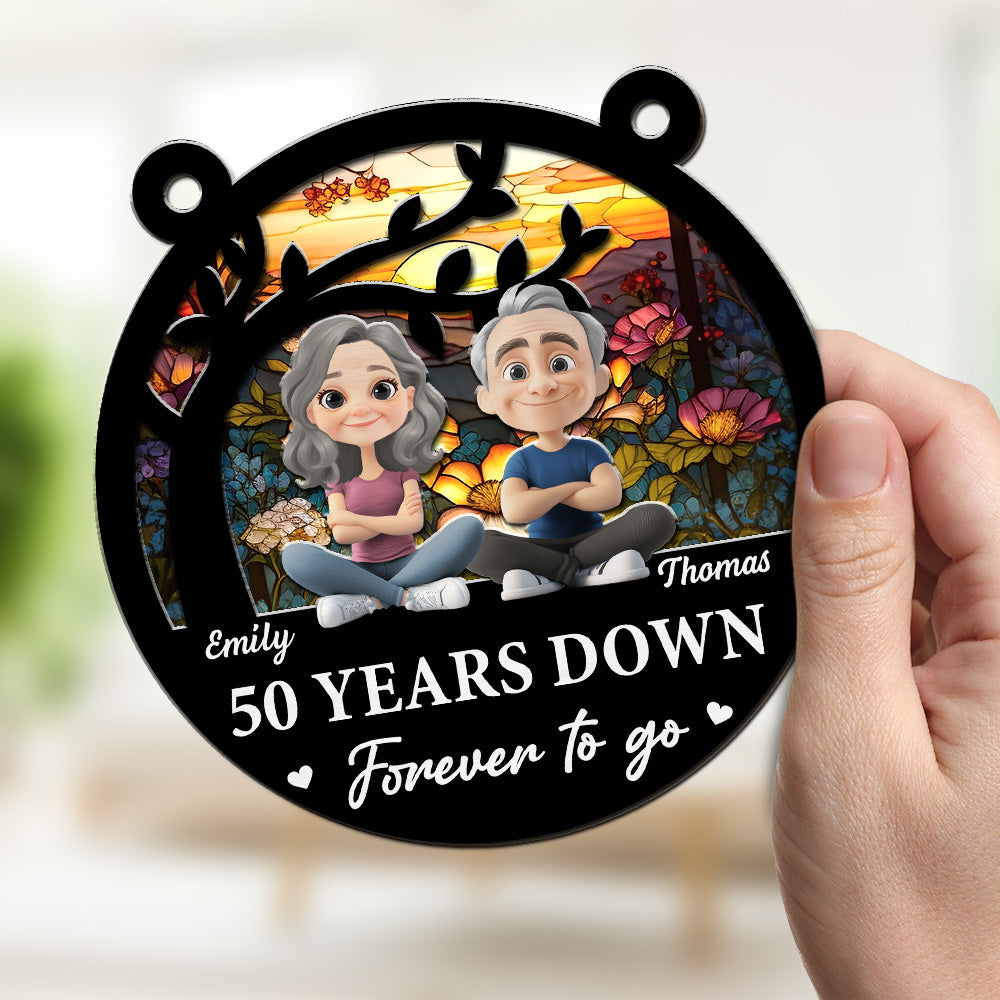 Forever To Go Together - Personalized Custom Suncatcher