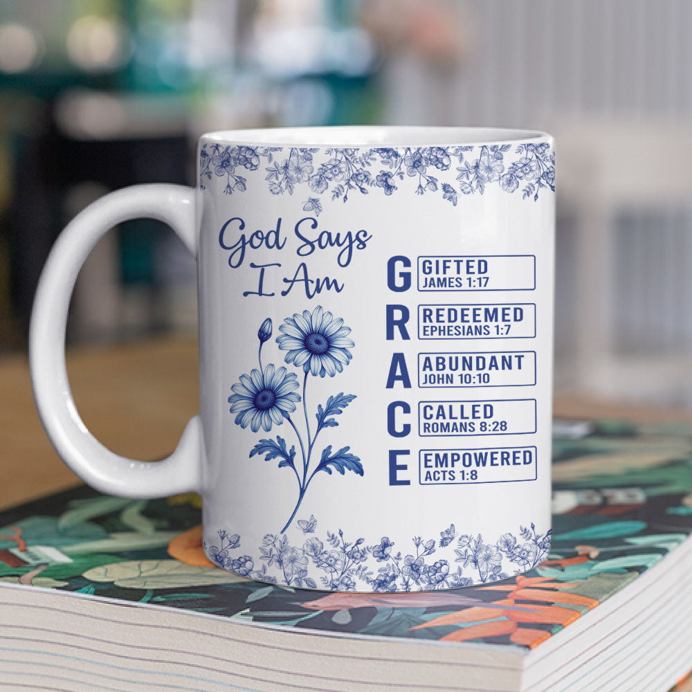 As God Says - Personalized Custom Coffee Mug