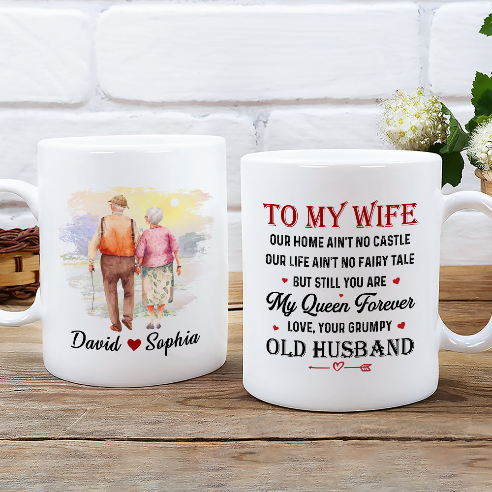 You Are My Queen - Personalized Custom Coffee Mug