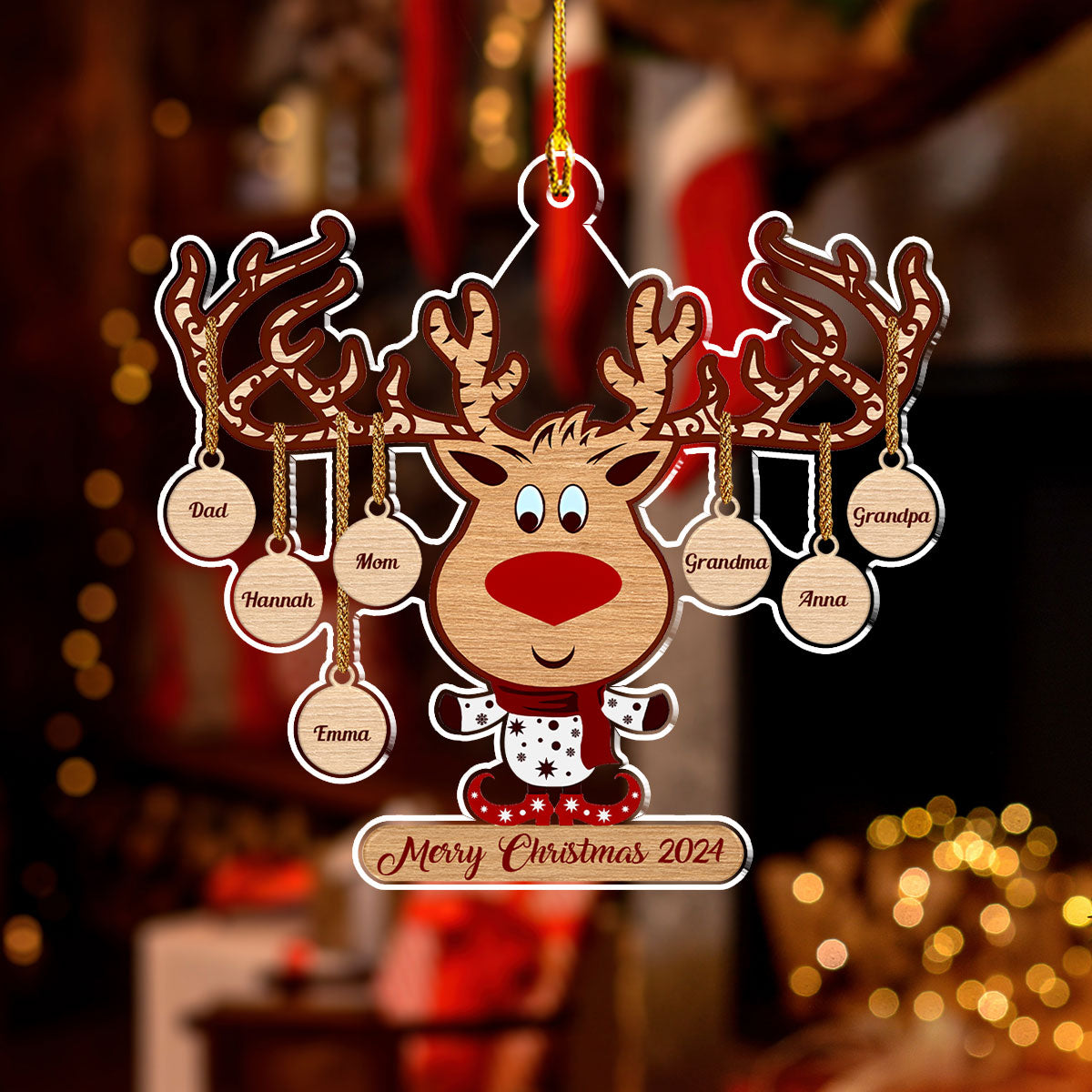 Sweet Family - Personalized Custom Acrylic Ornament