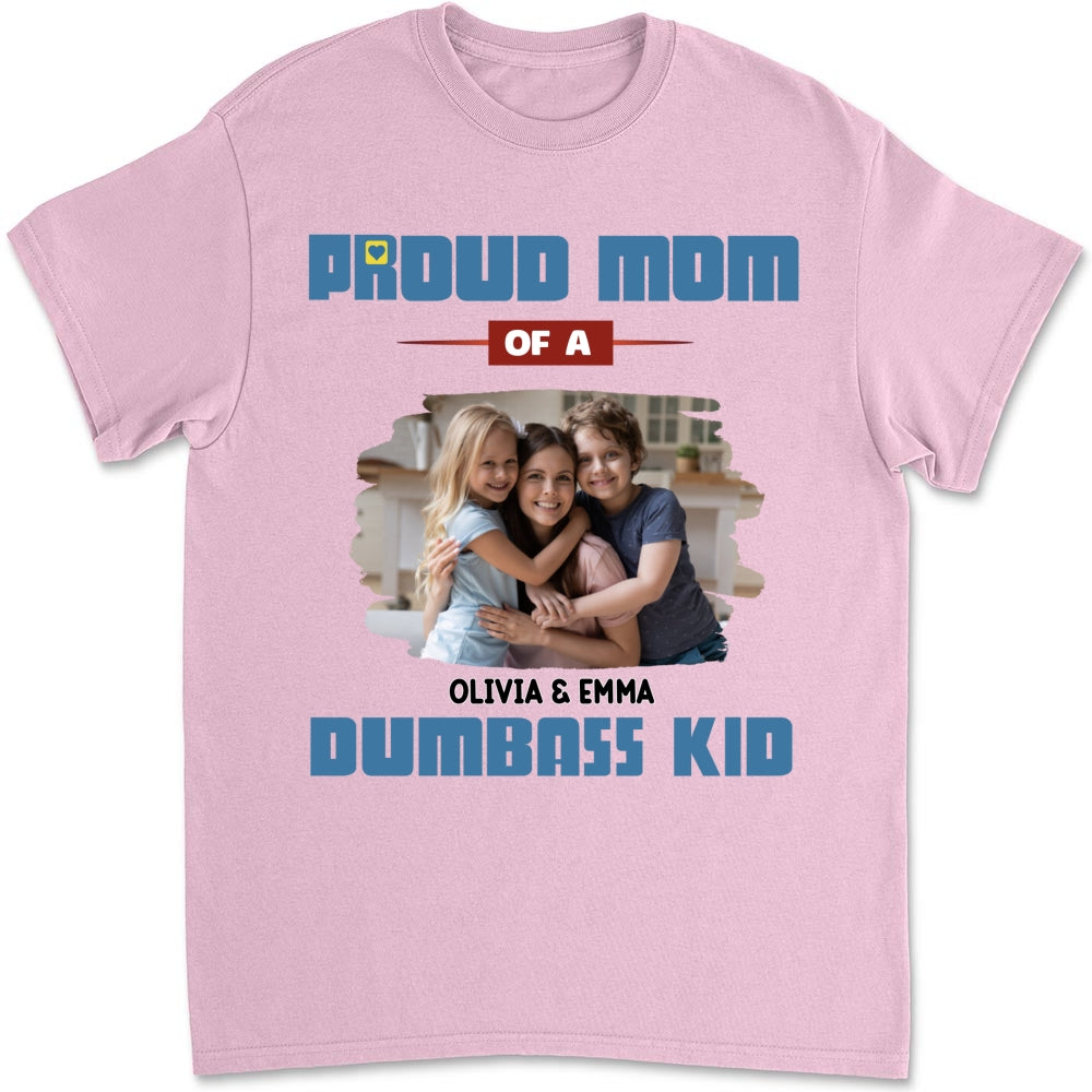 Proud Mom Photo - Personalized Custom Shirt