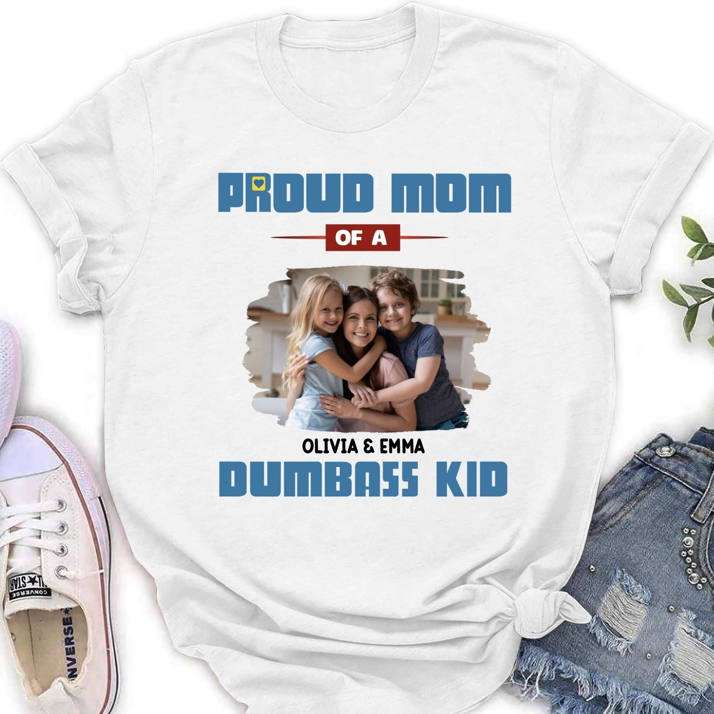 Proud Mom Photo - Personalized Custom Shirt