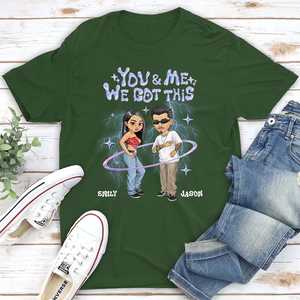 Y2K Couple Hologram - Personalized Custom Shirt