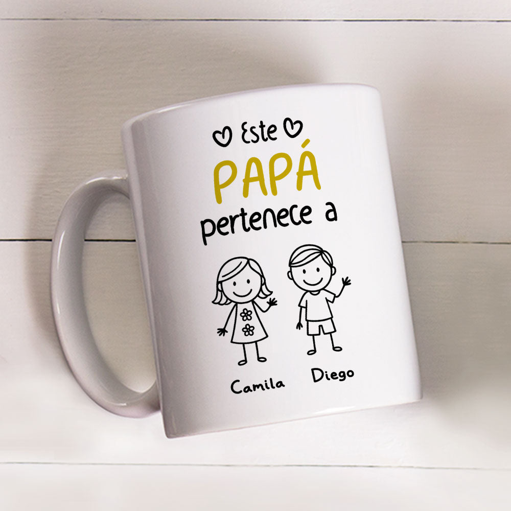 El Mejor Abuelo Del Mundo - Taza Personalizada de Café