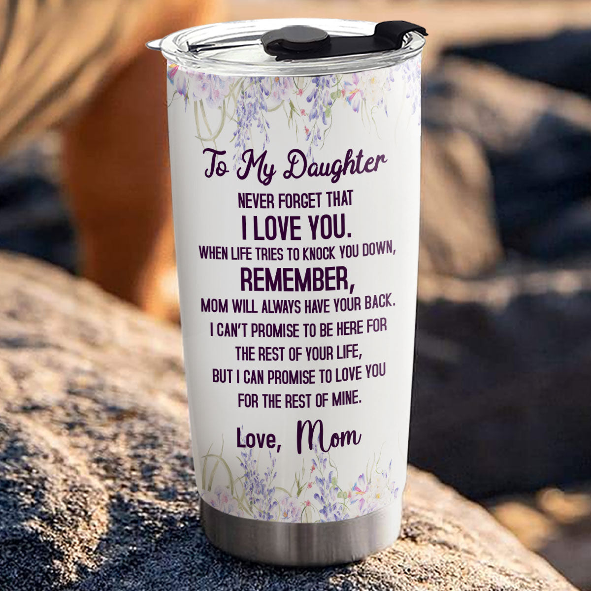 Always Love You My Daughter - Personalized Custom Tumbler