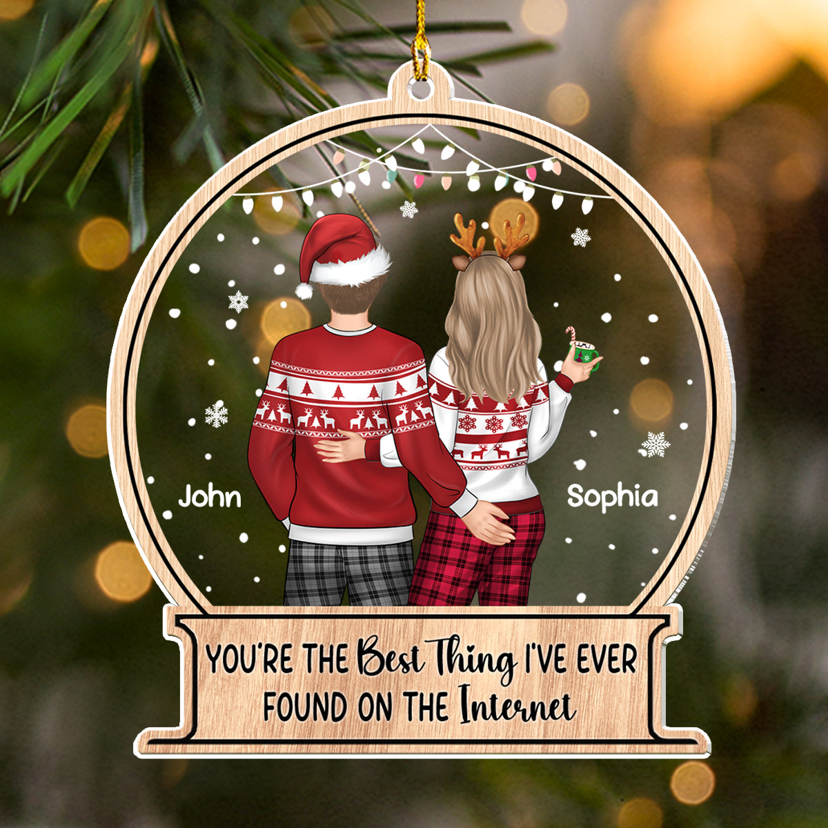 You're The Best Thing On The Internet - Personalized Custom Acrylic Ornament