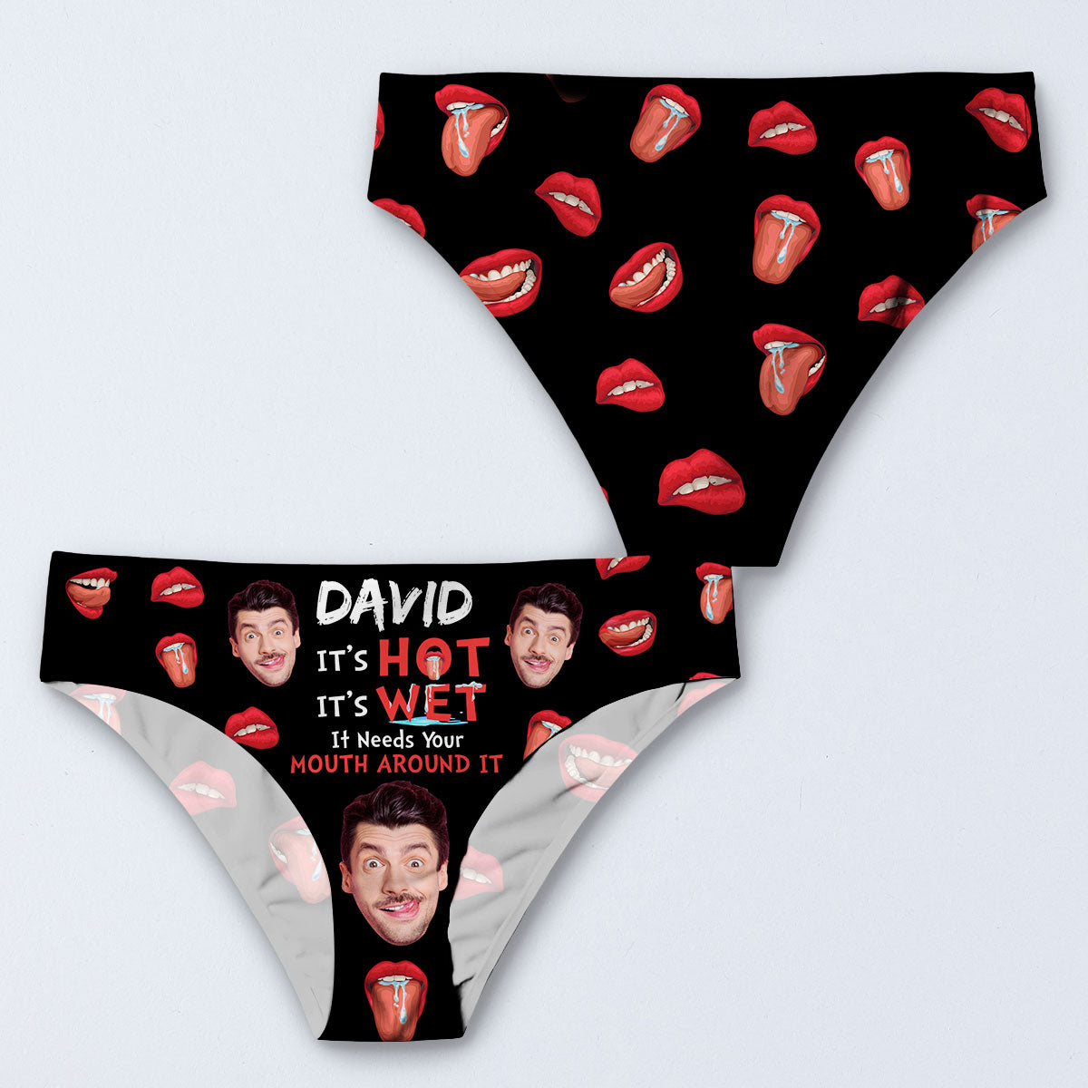 It Needs Your Mouth Around It - Personalized Women Briefs