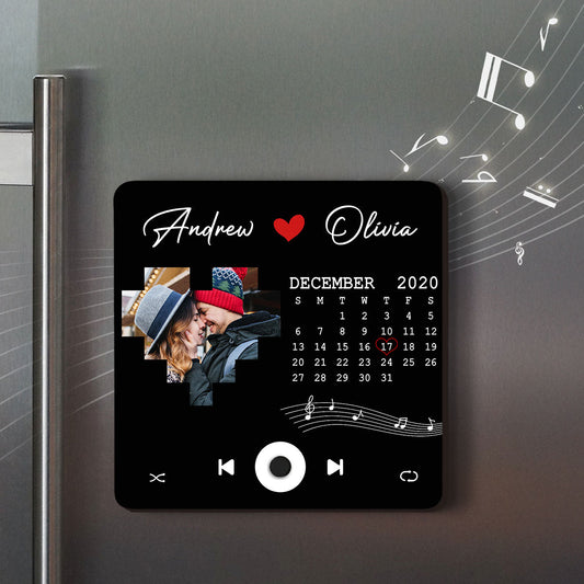 My Love - Personalized Custom Music Fridge Magnet