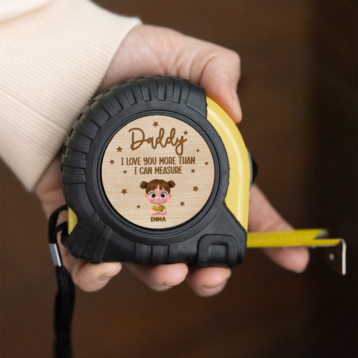 We Love You Dad - Personalized Custom Tape Measure