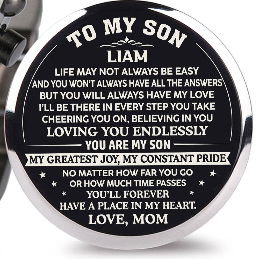 You Are My Pride - Personalized Engraved Wooden Watches GQ026
