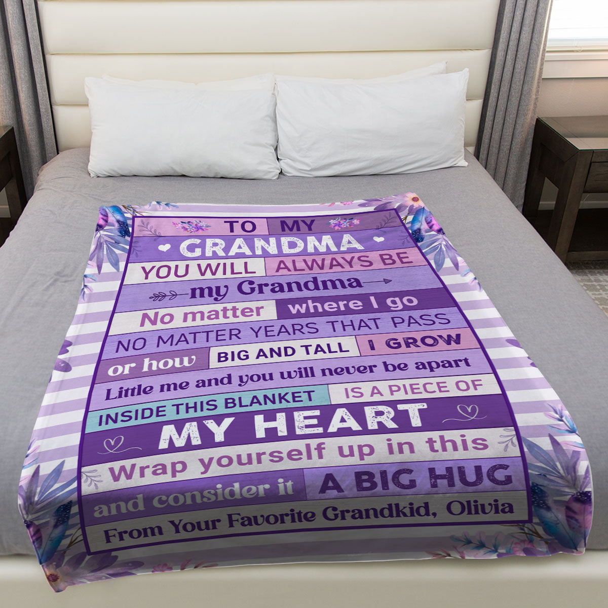 Inside This Blanket - Personalized Custom Fleece Blanket