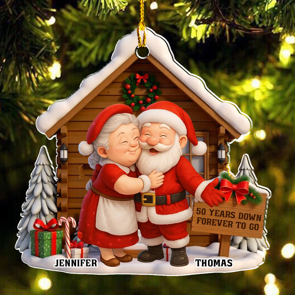 Forever To Go - Personalized Custom Acrylic Ornament