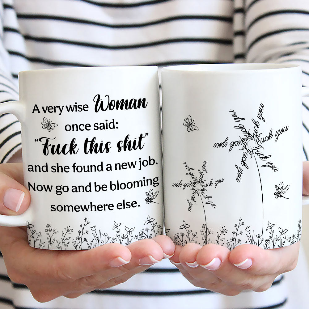 New Job But Same Hidden Sass - Personalized Custom Coffee Mug