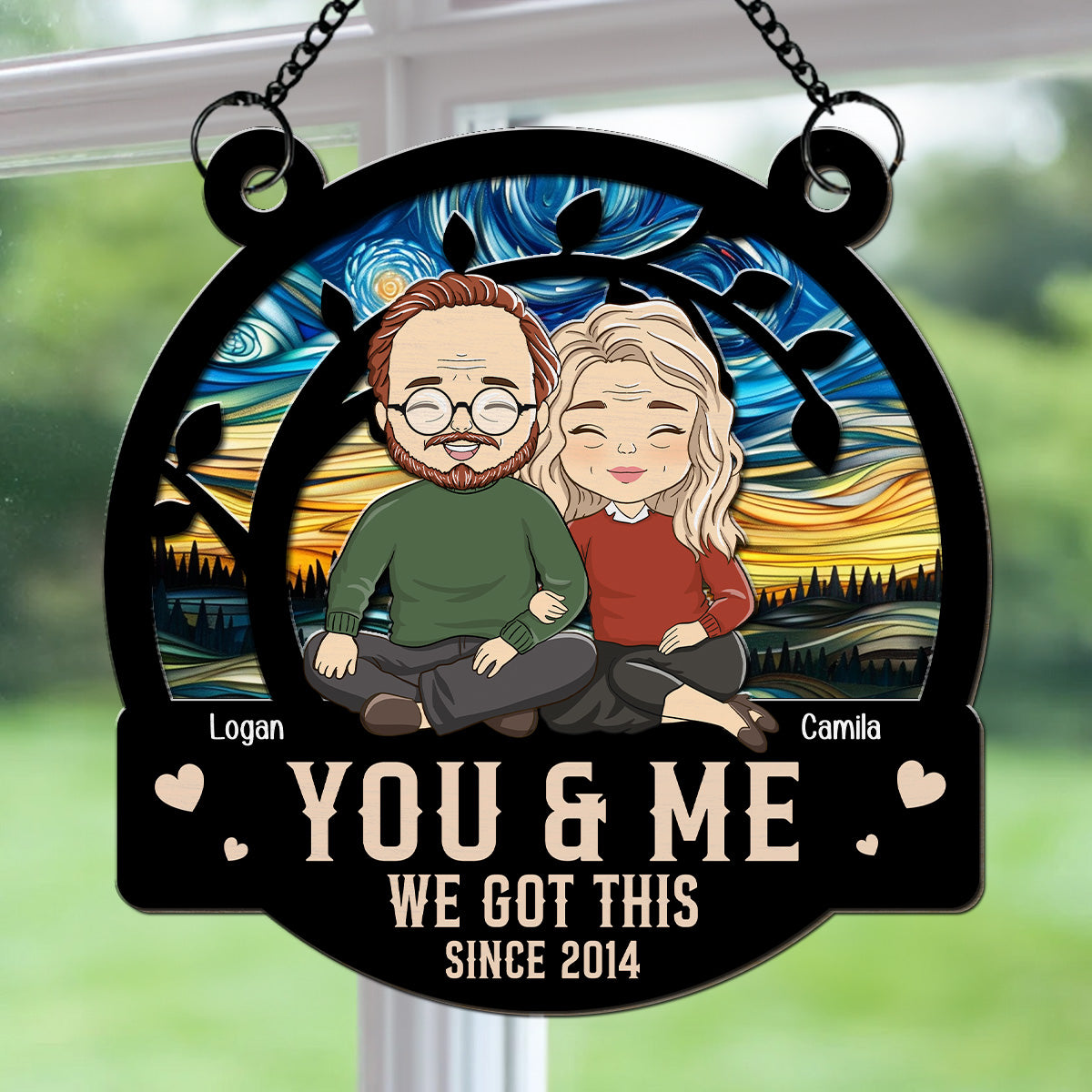 Always Love - Personalized Custom Suncatcher