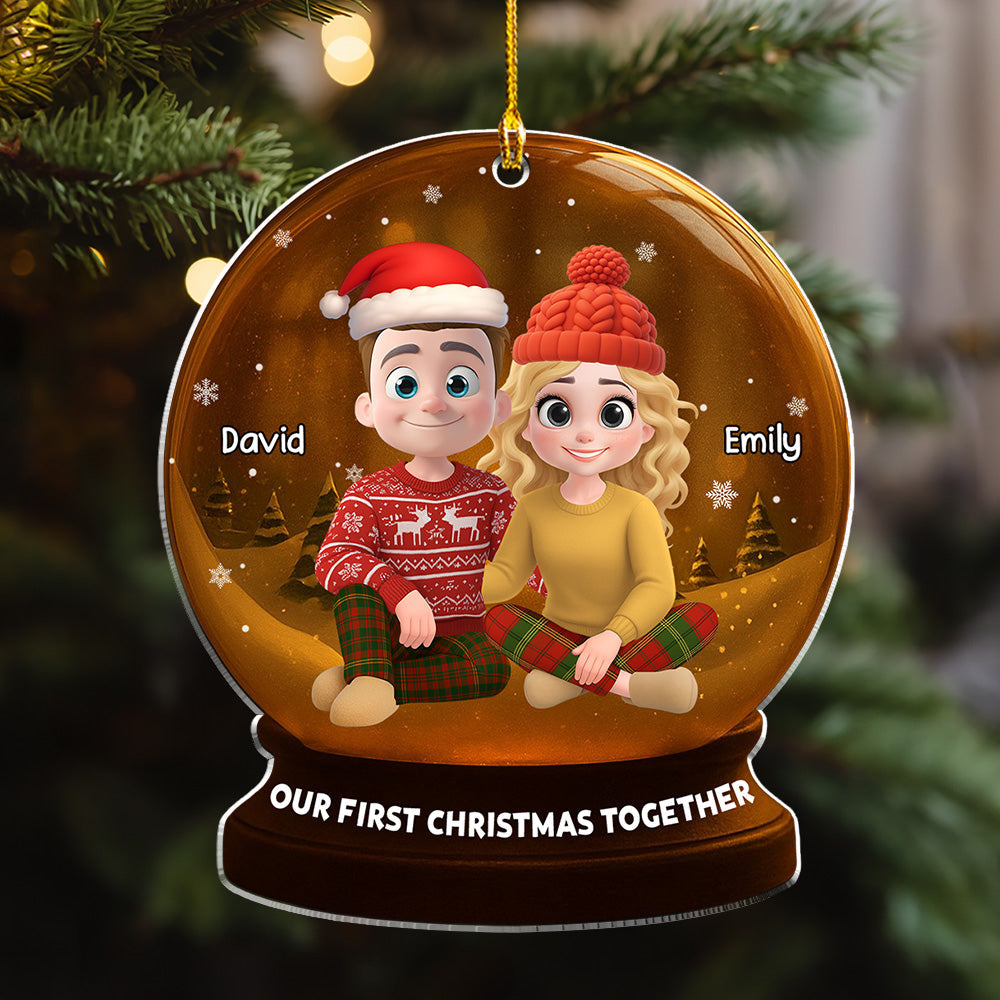 Captured Moments Of Us - Personalized Custom Acrylic Ornament