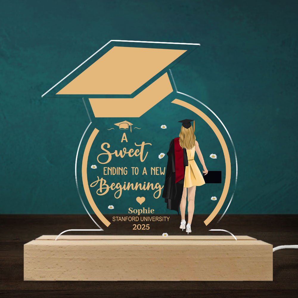 A Sweet Ending - Personalized Custom LED Light