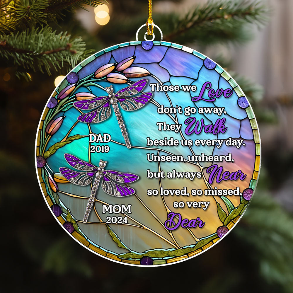 Unseen Unheard But Always Near - Personalized Custom Acrylic Ornament