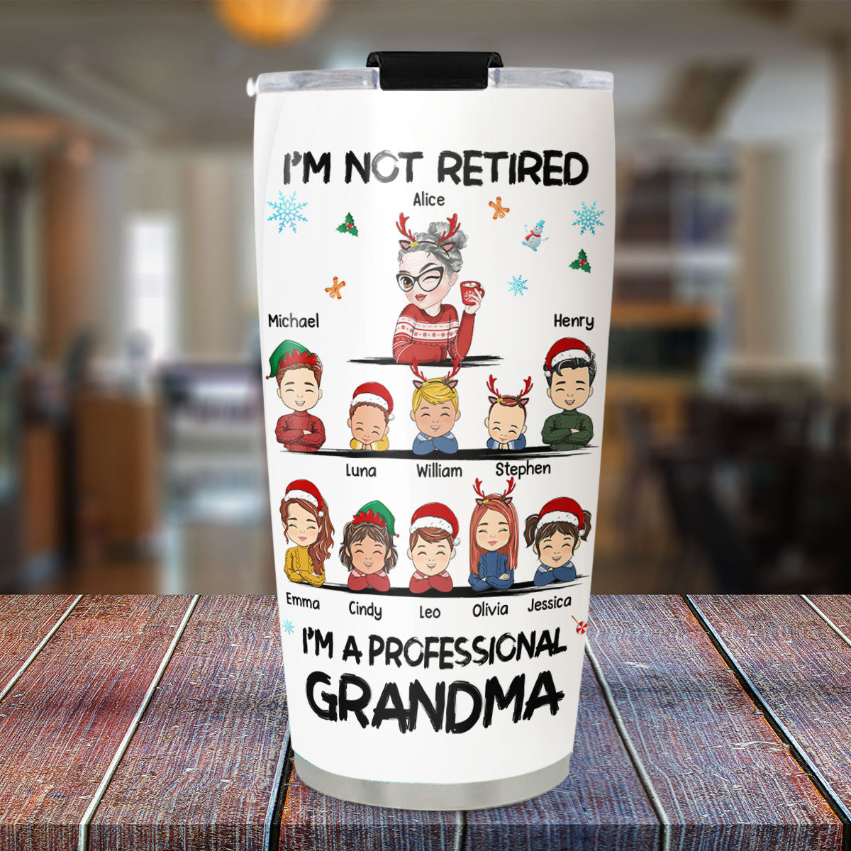 I Am Professional Grandma - Personalized Custom Tumbler