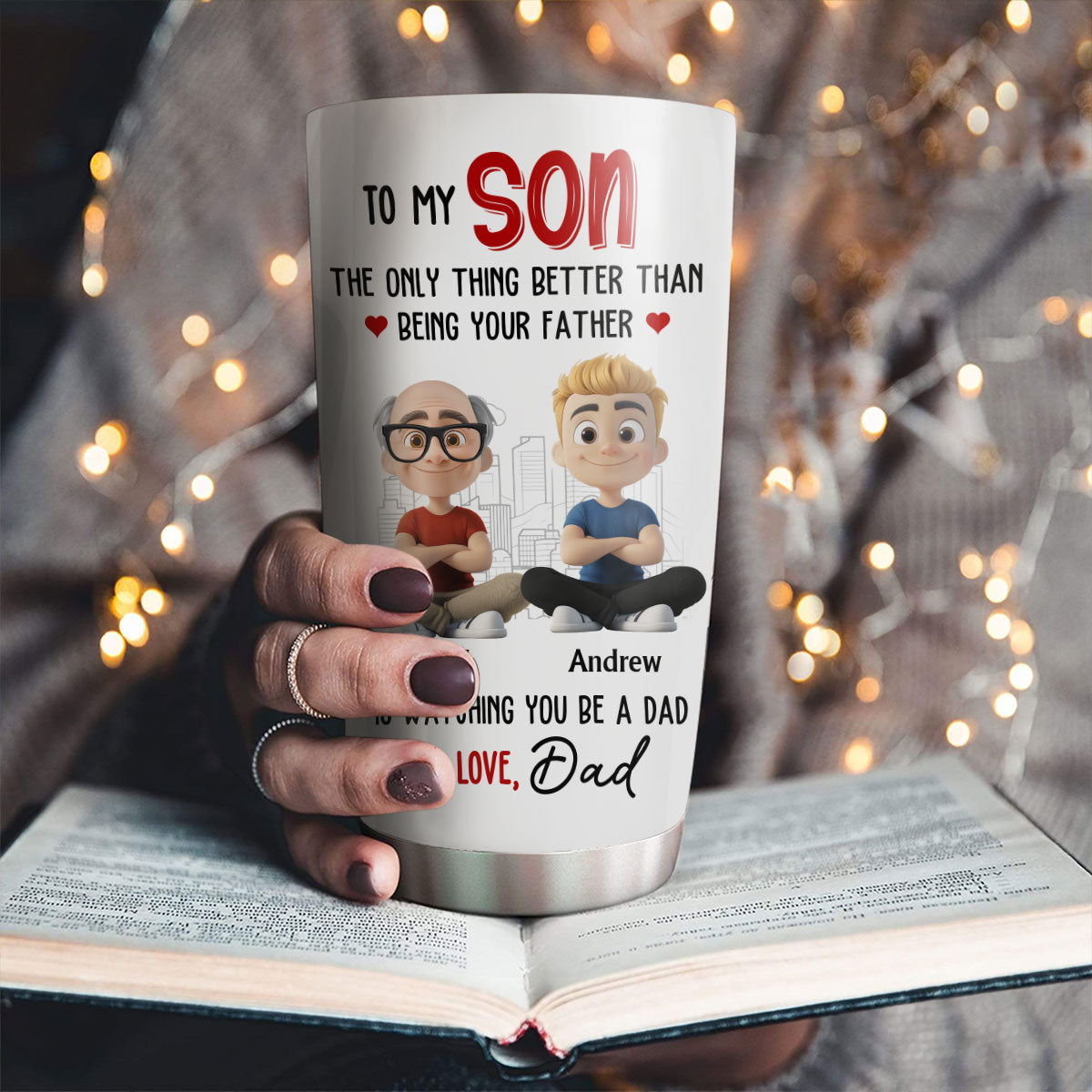 Proud To Watch You Grow - Personalized Custom Tumbler