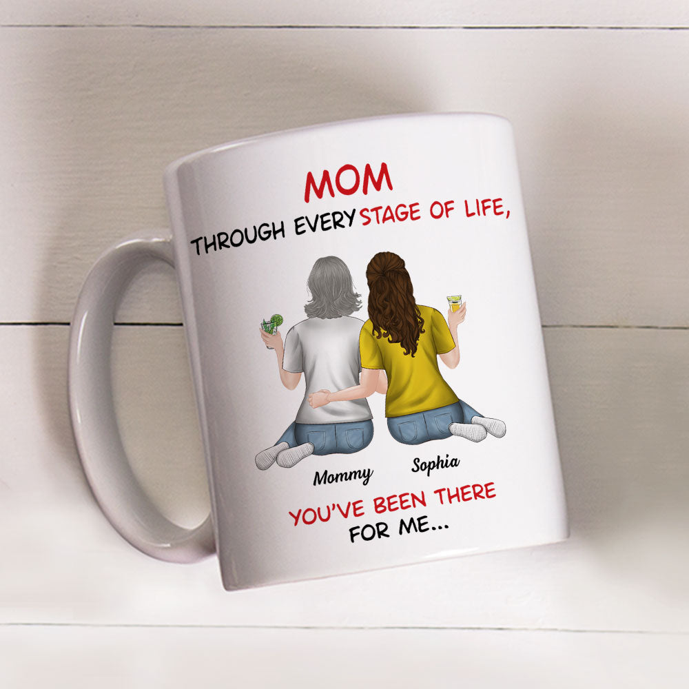 Love Gows Because Of You - Personalized Custom Coffee Mug