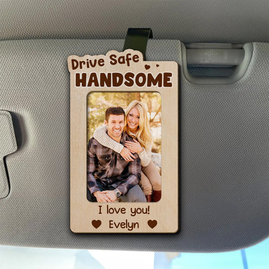 I Love You - Personalized Custom Car Visor Clip