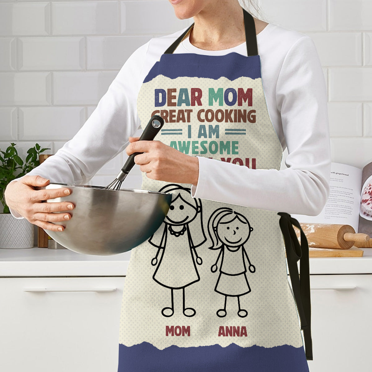 Great Cooking Mom - Personalized Custom Apron
