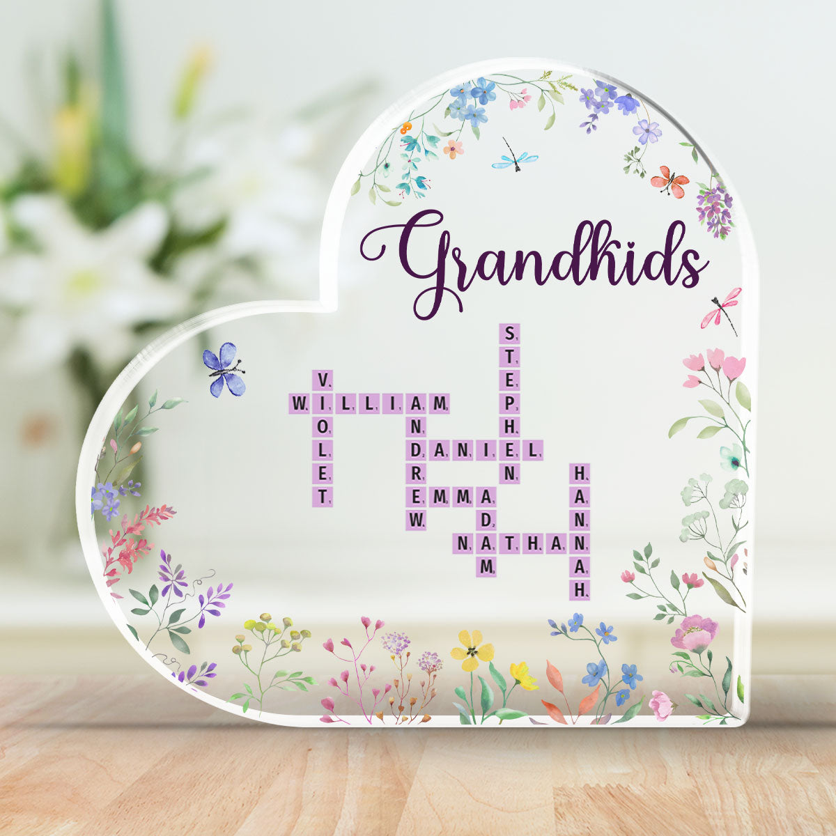 Grandkids Made Life More Grand - Personalized Custom Acrylic Plaque
