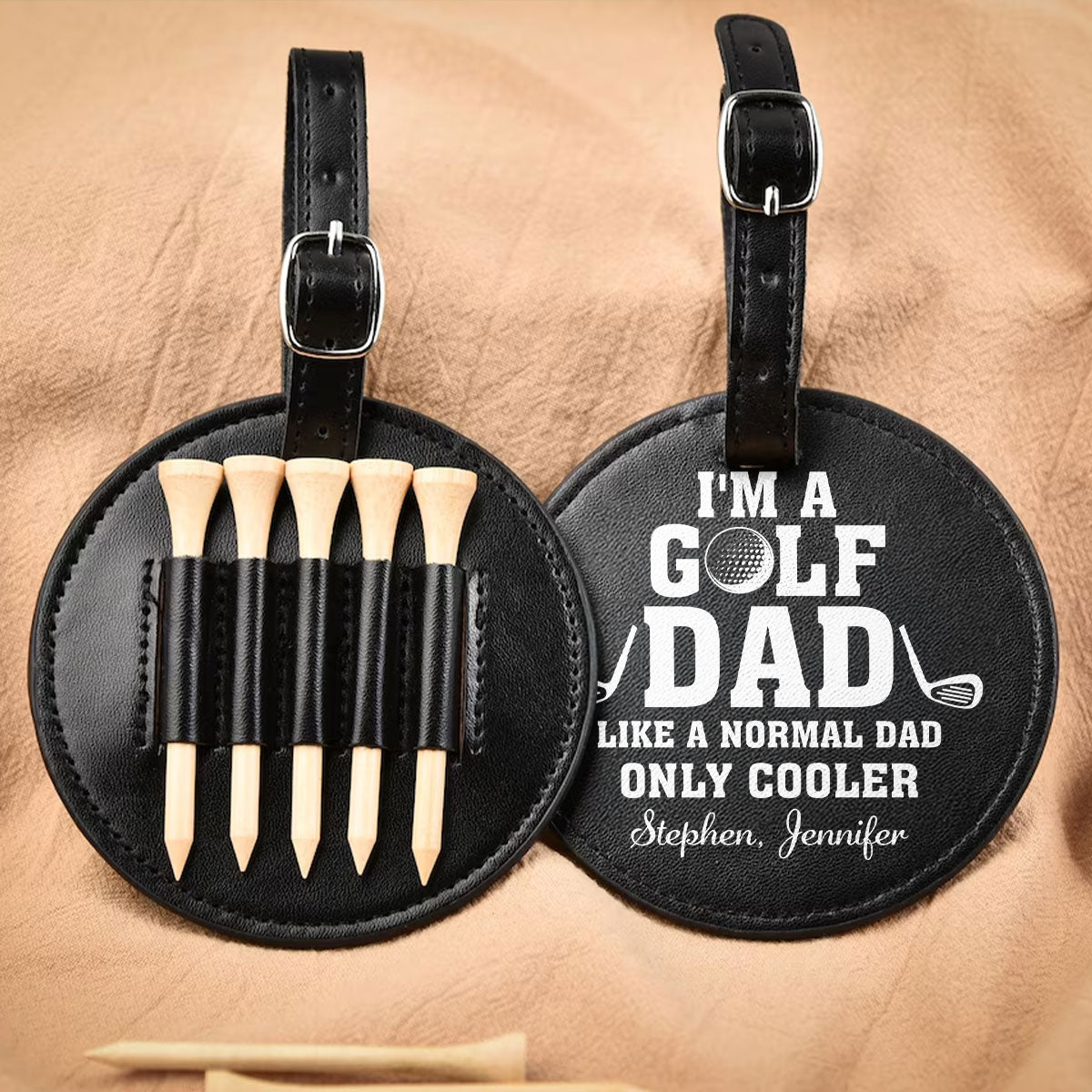 Cool Golf Dad - Personalized Custom Golf Tee Bag