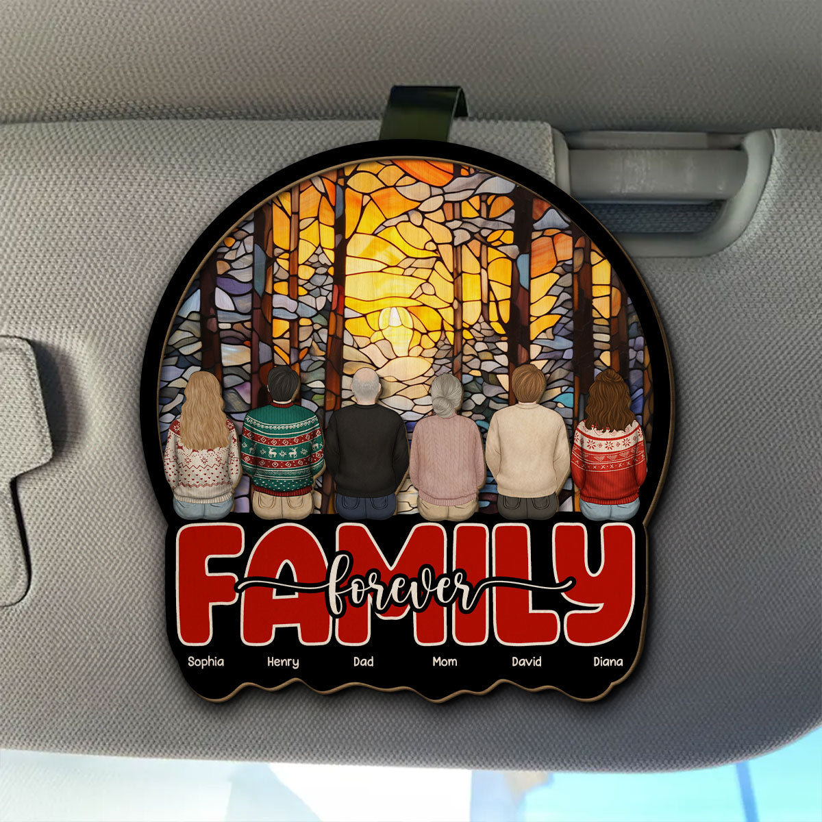 Endless Love - Personalized Custom Car Visor Clip