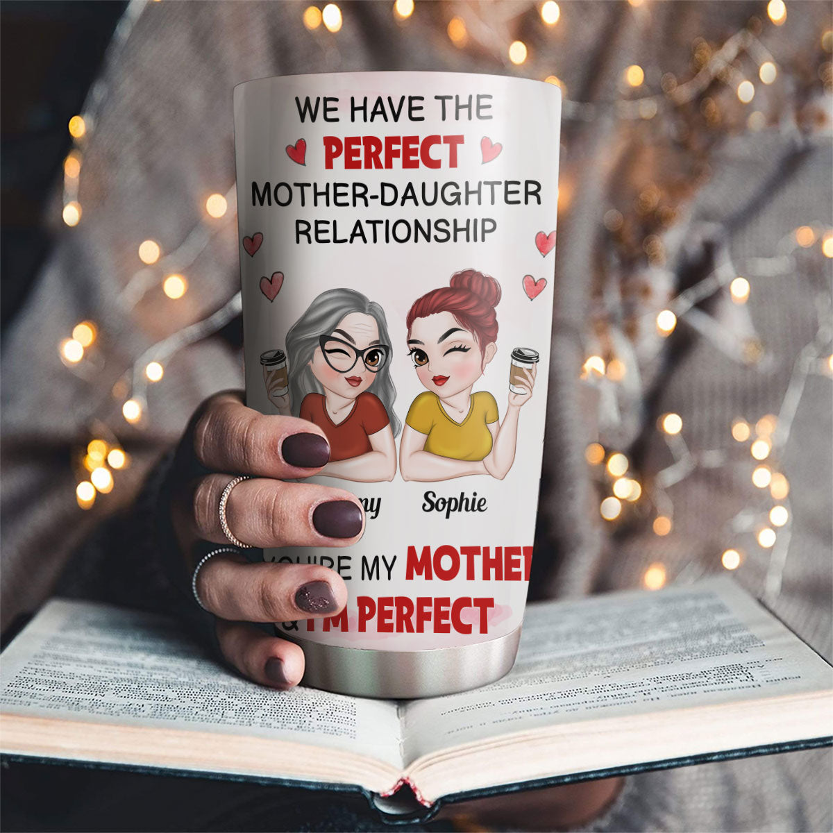 Perfect Relationship - Personalized Custom Tumbler