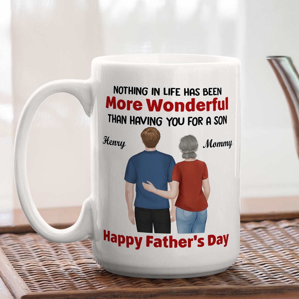 My Wonderful Son - Personalized Custom Coffee Mug