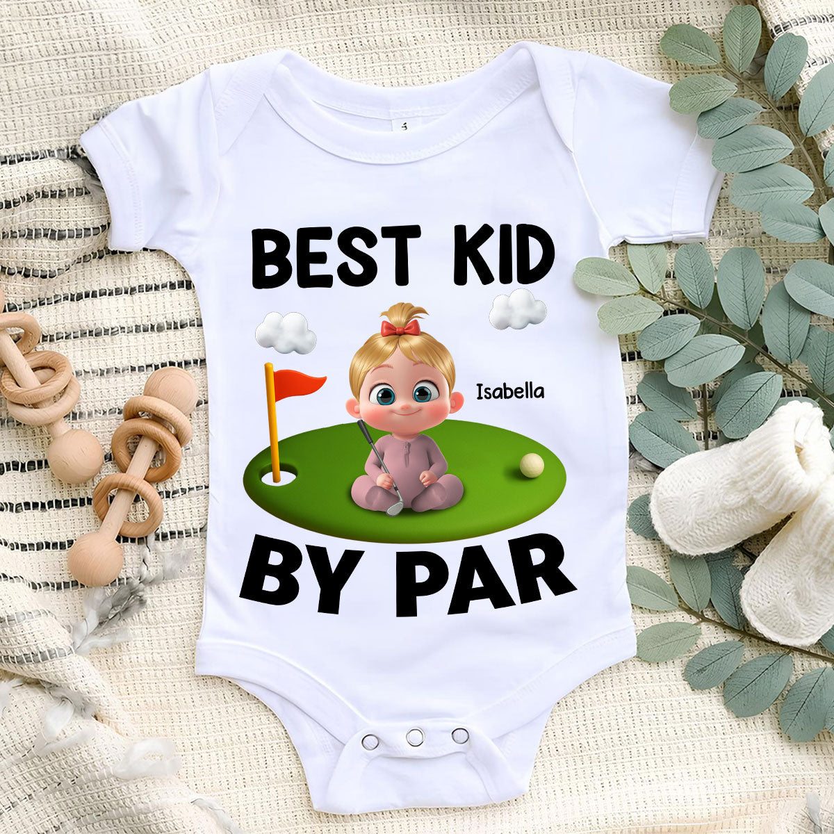Best Dad And Kid By Par - Personalized Custom T-shirt And Onesie