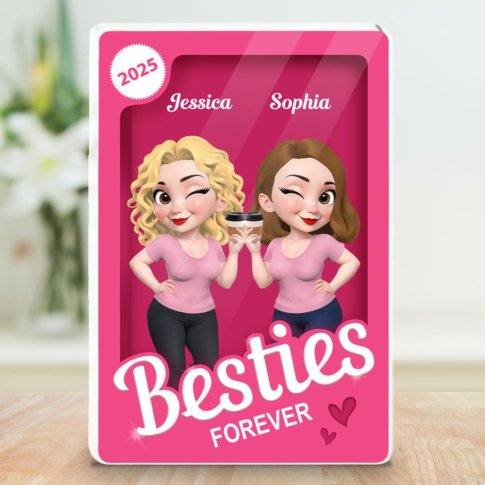 Bestie Forever Box - Personalized Custom Acrylic Plaque