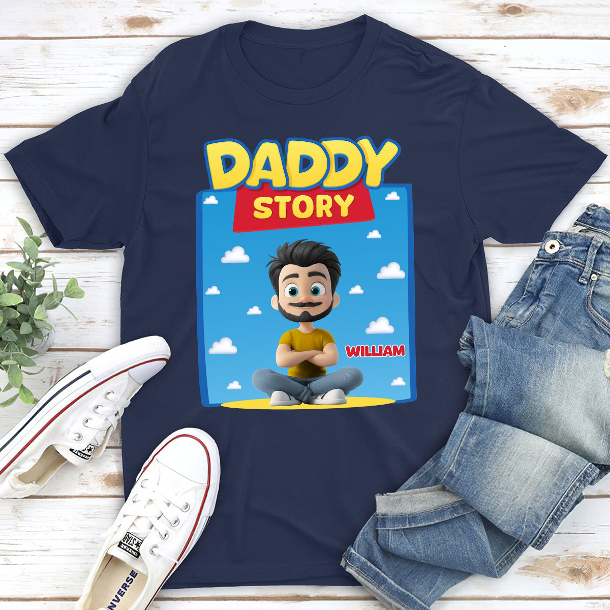 Dad Story - Personalized Custom Shirt