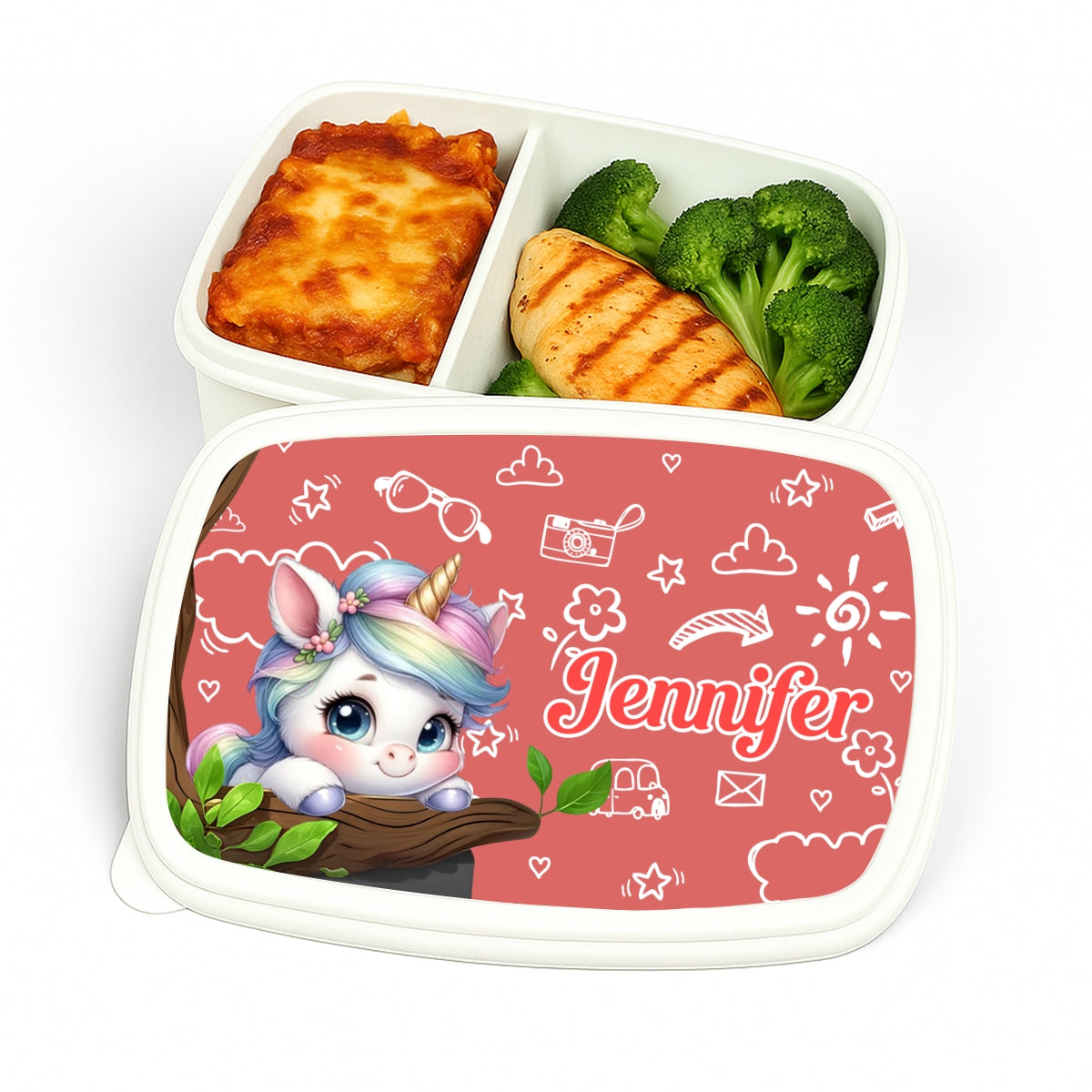 Cute Animal Safe - Personalized Custom Lunch Box
