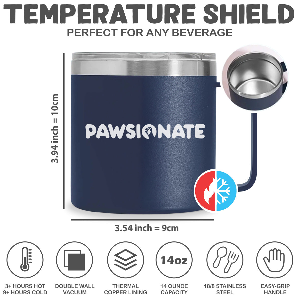 If Grandpa Dad Can Not Fix - Personalized Custom 14oz Stainless Steel Tumbler With Handle