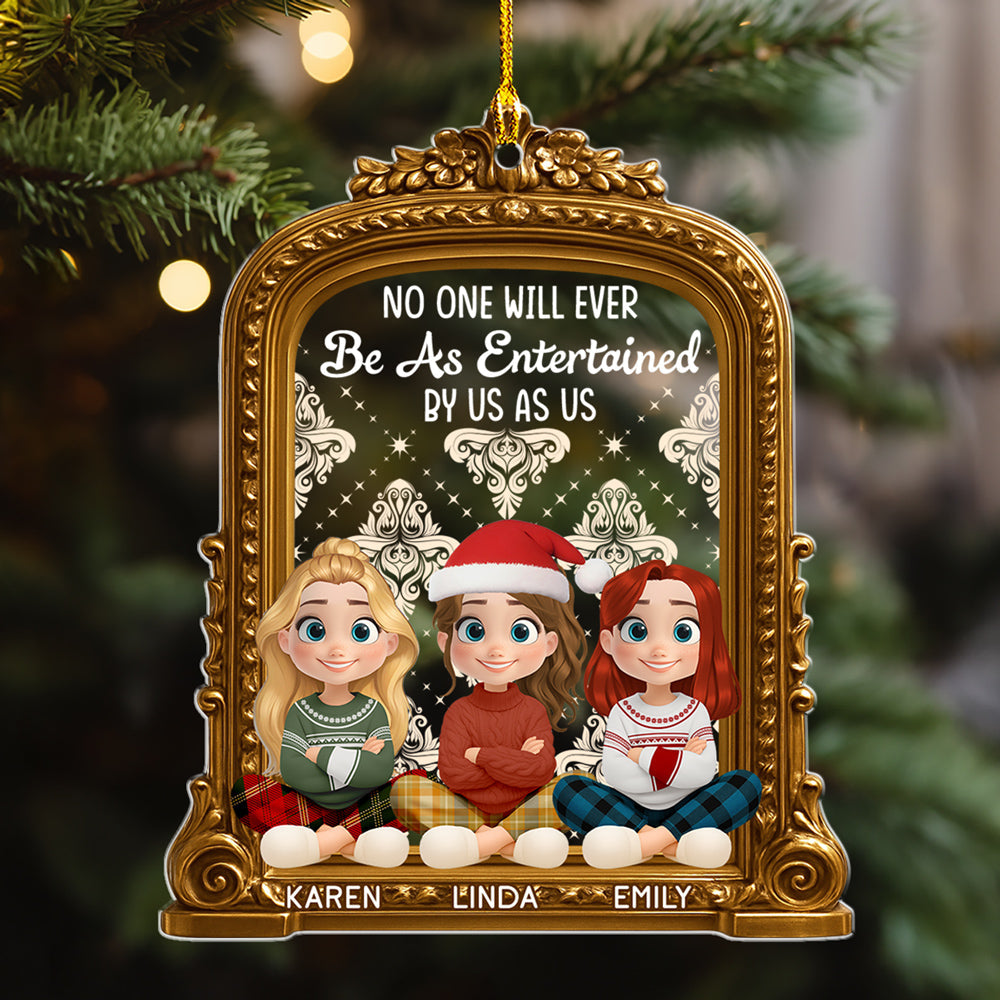 Rocking Around The Christmas Tree - Personalized Custom Acrylic Ornament