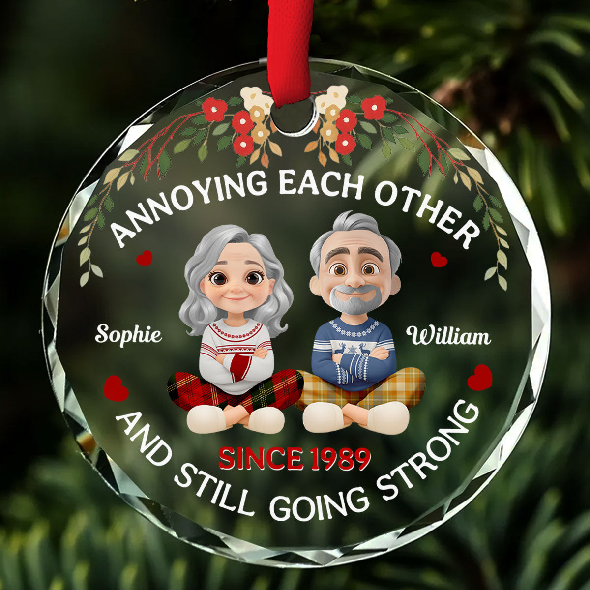 Annoying You - Personalized Custom Glass Ornament