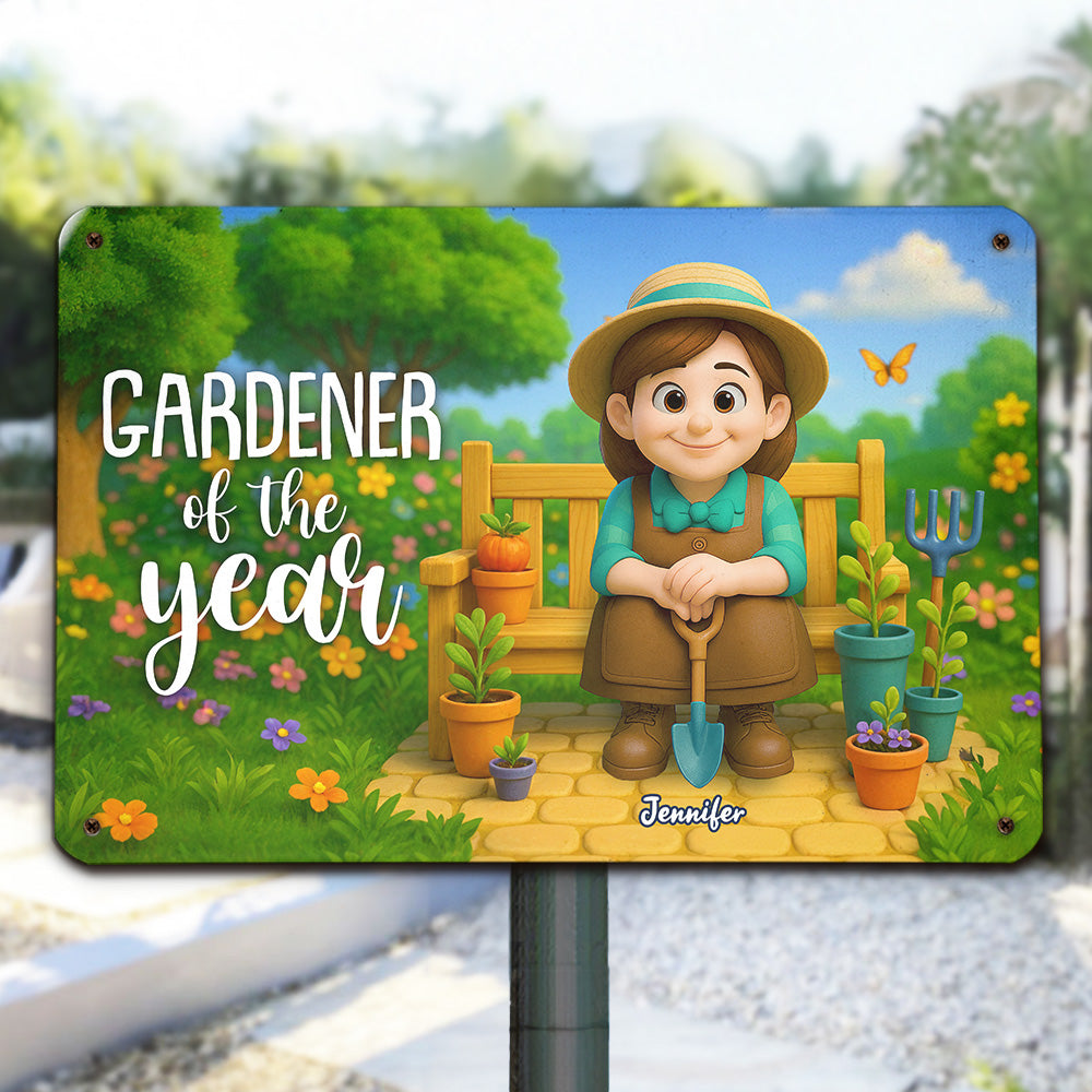 The Plant Whisperer - Personalized Custom Metal Sign