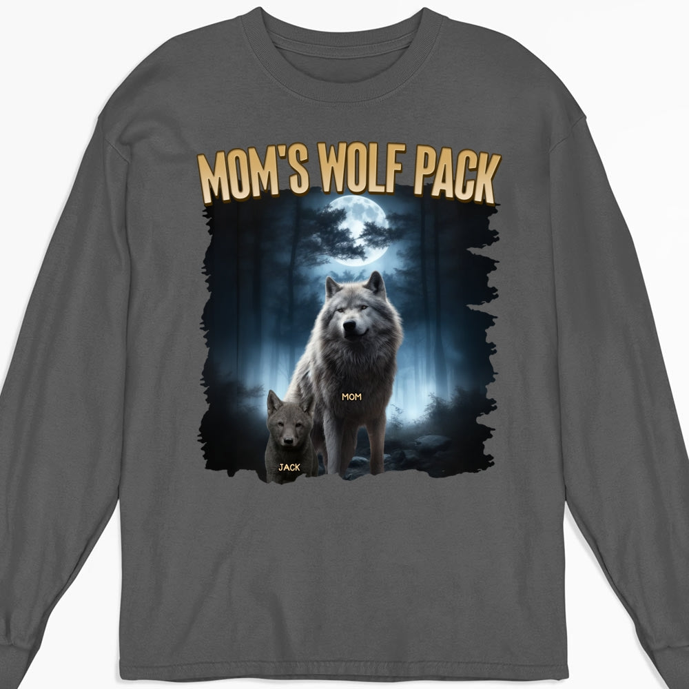 Mama Wolf Pack - Personalized Custom Shirt