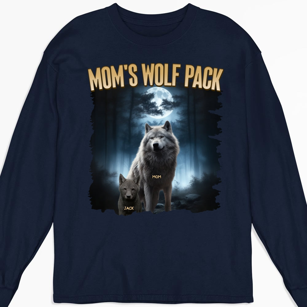 Mama Wolf Pack - Personalized Custom Shirt