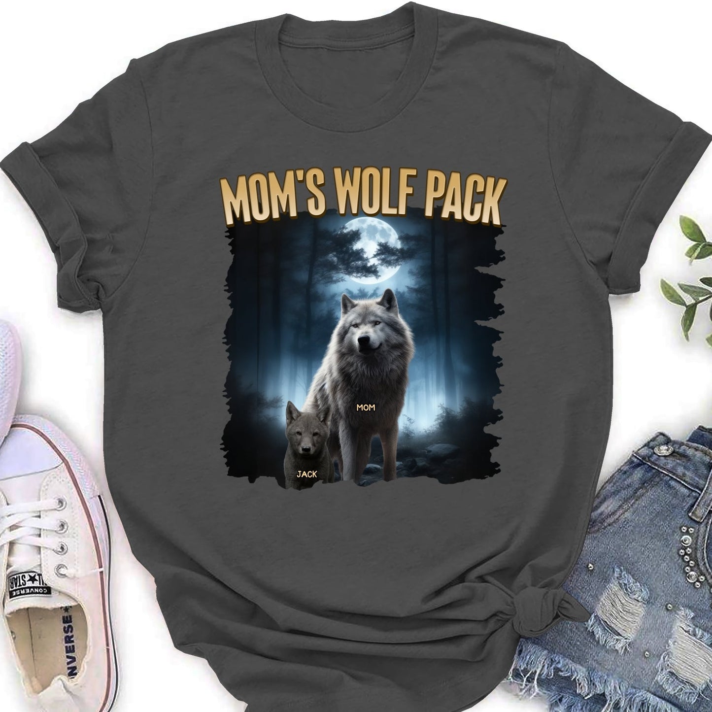 Mama Wolf Pack - Personalized Custom Shirt