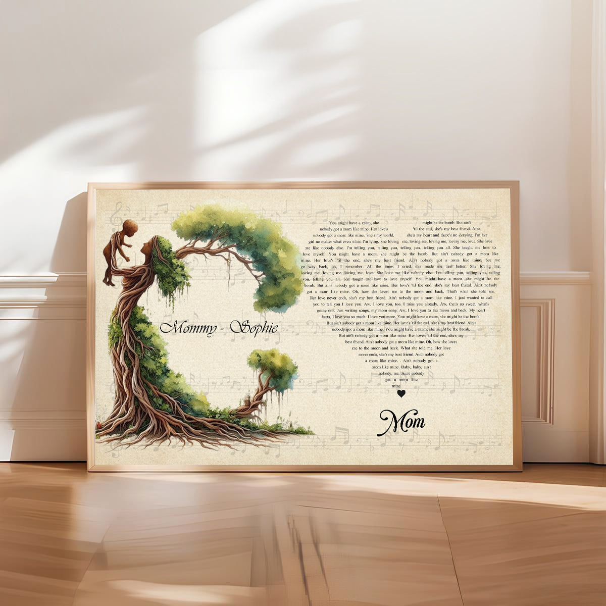 Mom Tree - Personalized Custom Poster